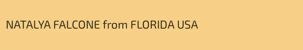 NATALYA FALCONE from FLORIDA USA